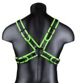 harnais phosphorescent cross glow noir vert neon 1