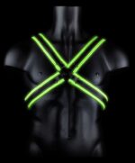 harnais phosphorescent cross glow noir vert neon 3