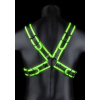 harnais phosphorescent cross glow noir vert neon 4