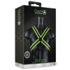 harnais phosphorescent cross glow noir vert neon 8