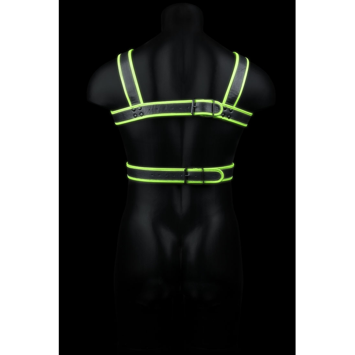 harnais phosphorescent glow body noir 10