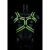 harnais phosphorescent glow body noir 3