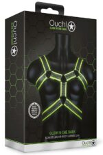 harnais phosphorescent glow body noir 8