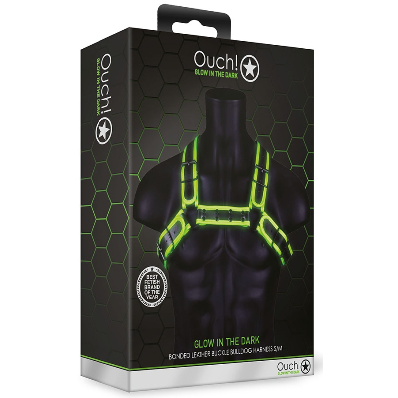 harnais phosphorescent glow buckle noir 6