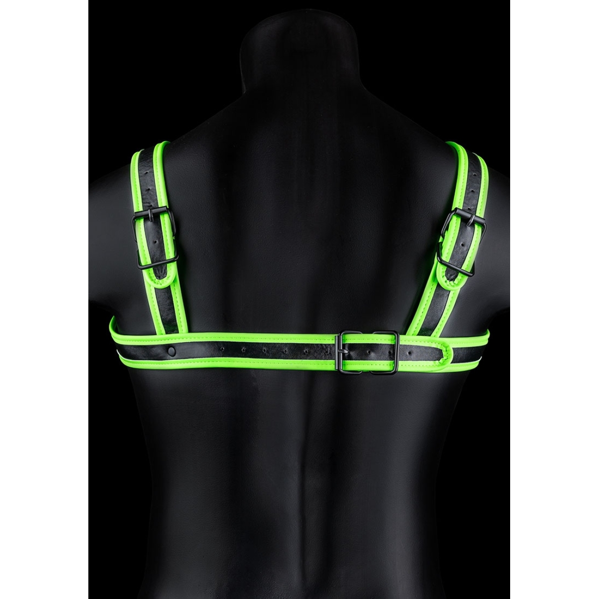 harnais phosphorescent glow strike noir 10