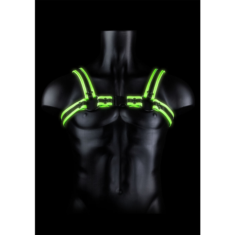 harnais phosphorescent glow strike noir 3