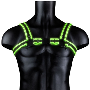 harnais phosphorescent glow strike noir