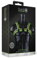 harnais phosphorescent glow strike noir 8