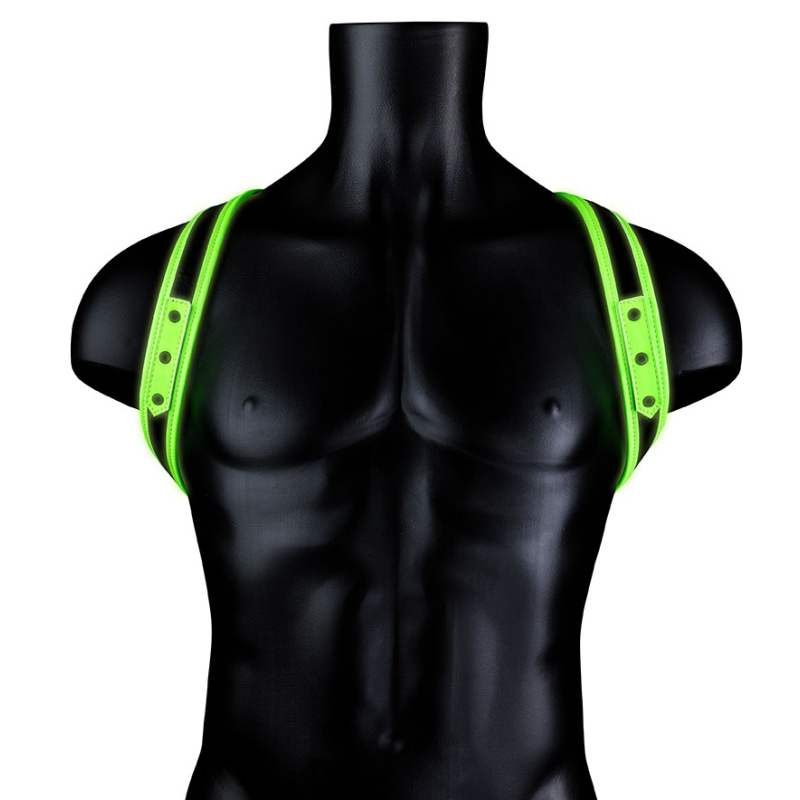 harnais phosphorescent sling glow noir vert neon 6