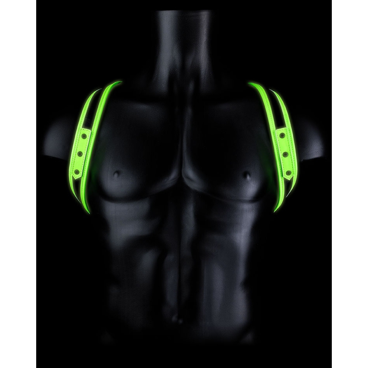 harnais phosphorescent sling glow noir vert neon 9