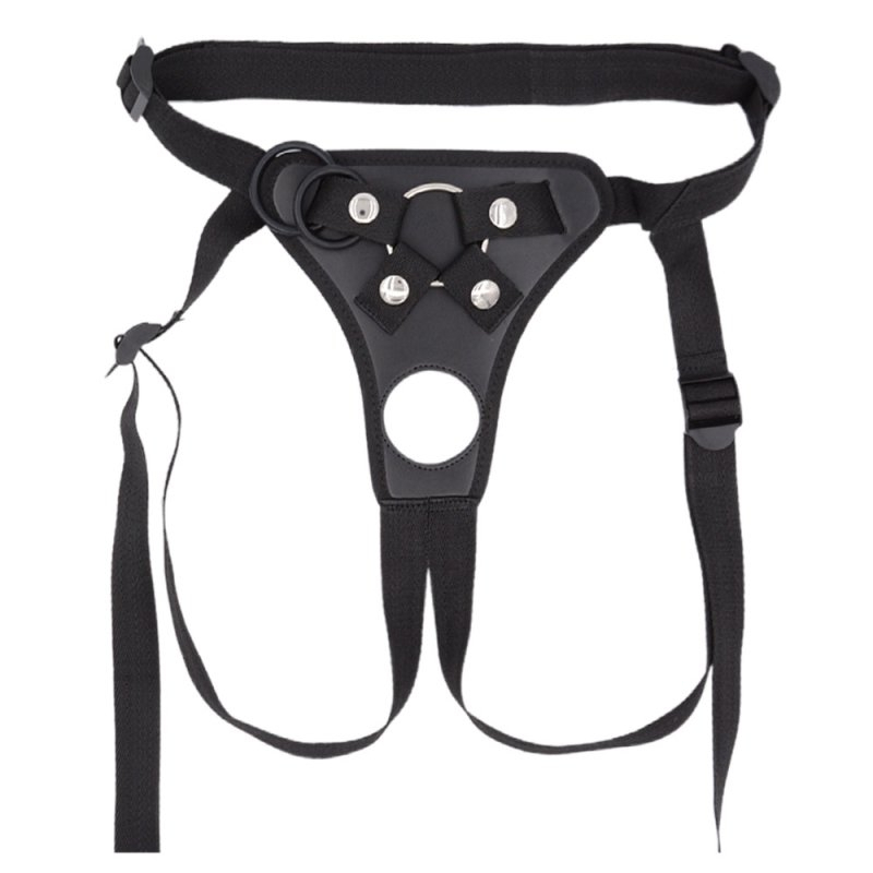 harnais pour gode ceinture open strap noir