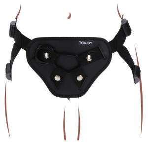 harnais pour gode ceinture strap on deluxe get real noir