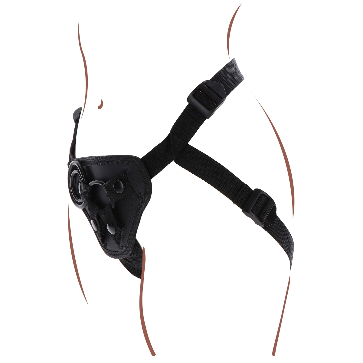 harnais pour gode ceinture strap on get real noir 4