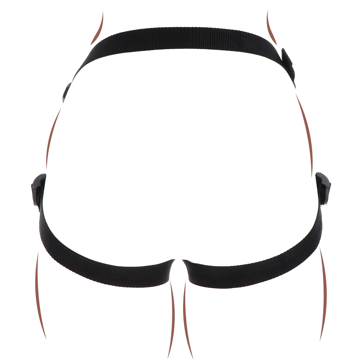 harnais pour gode ceinture strap on get real noir 6