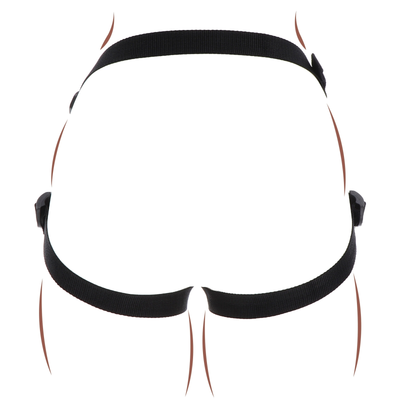 harnais pour gode ceinture strap on get real noir 6