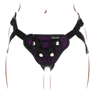 harnais pour gode ceinture strap on get real violet