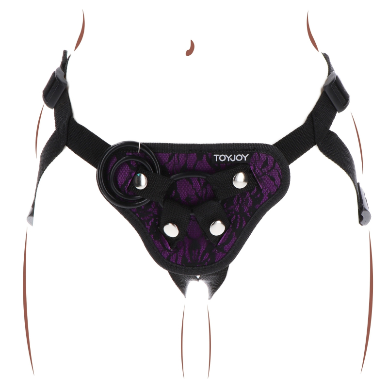 harnais pour gode ceinture strap on get real violet