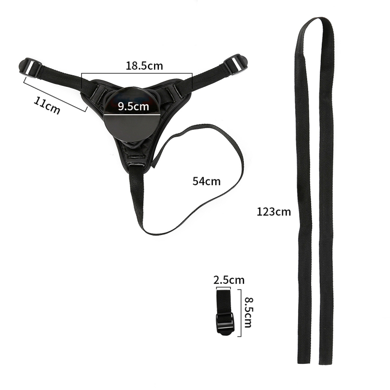 harnais pour gode ceinture suction cup 6
