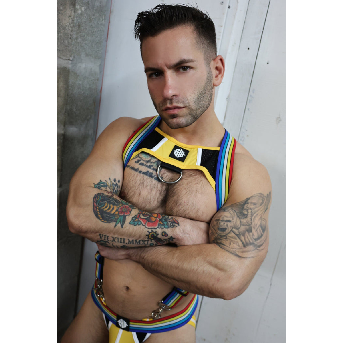 harnais retro remix jaune 5