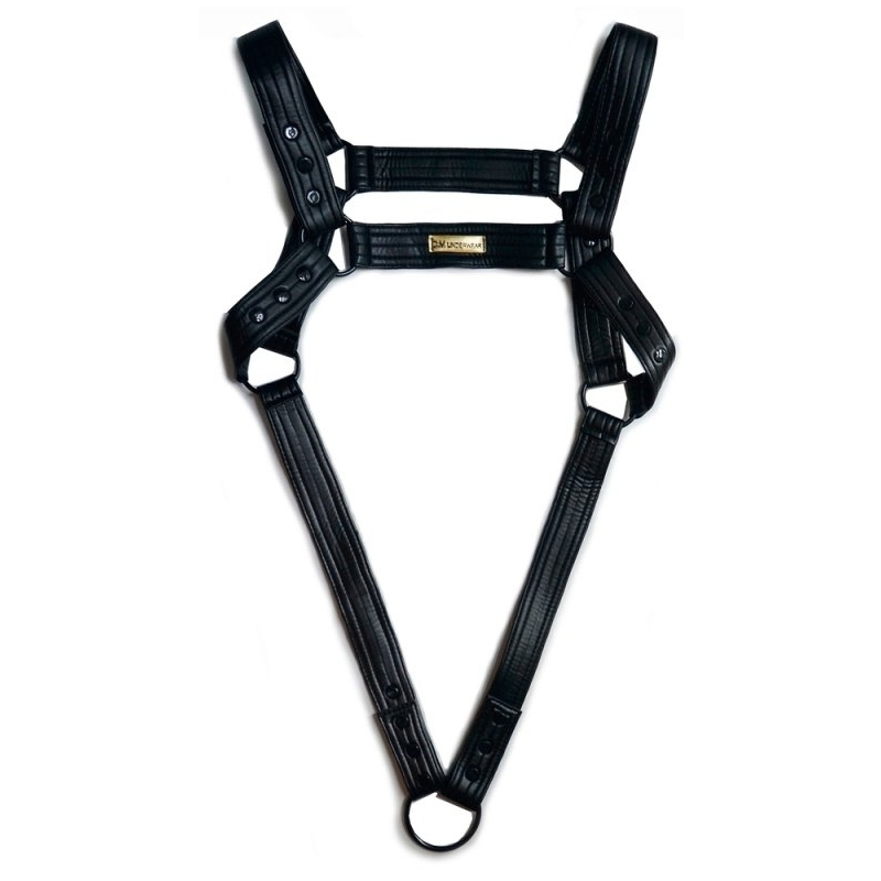 harnais sexy harness simili noir 4