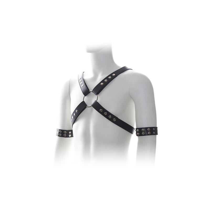 harnais sm cross male chest 1