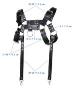 harnais sm garter noir 4