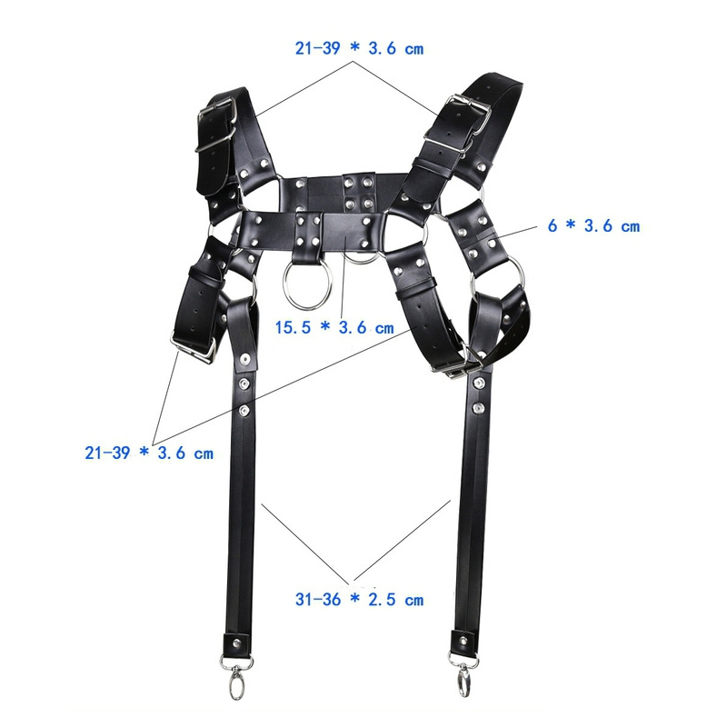 harnais sm garter noir 4
