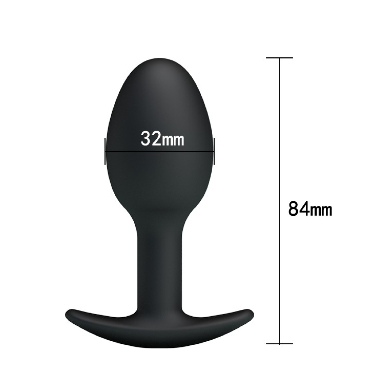 heavy balls silicone butt plug simple 2