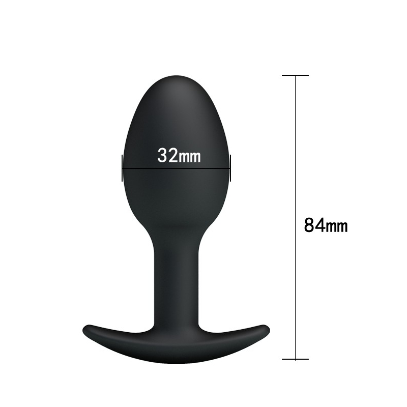 heavy balls silicone butt plug simple 2