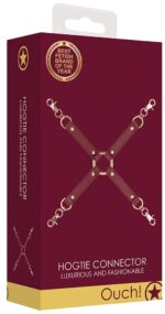 hogtie pour menottes connector rouge 1