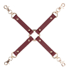 hogtie pour menottes connector rouge