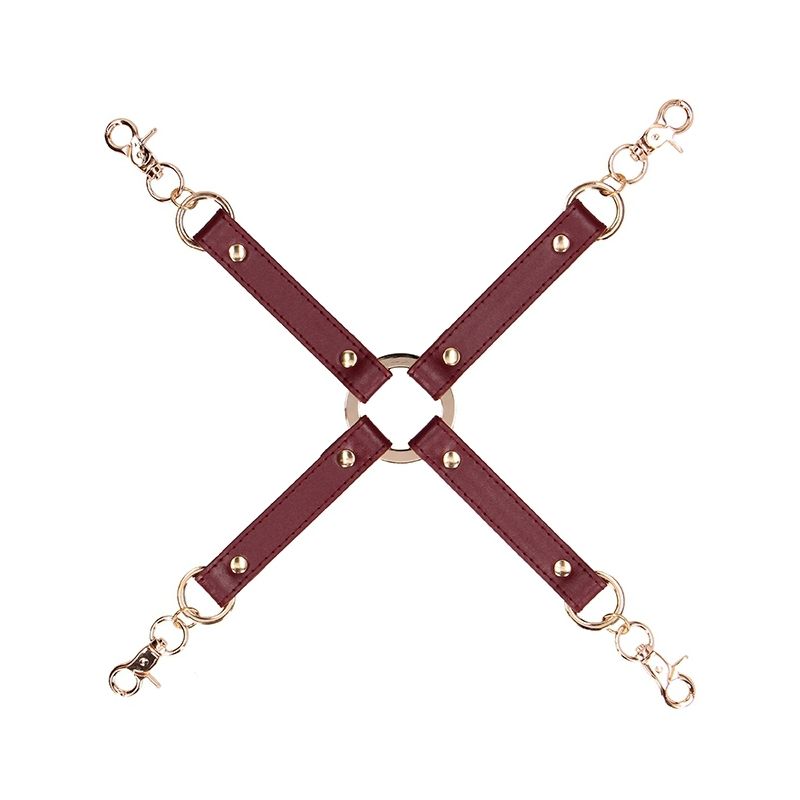 hogtie pour menottes connector rouge