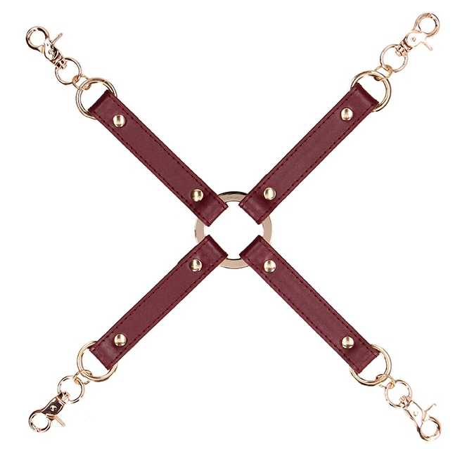 hogtie pour menottes connector rouge