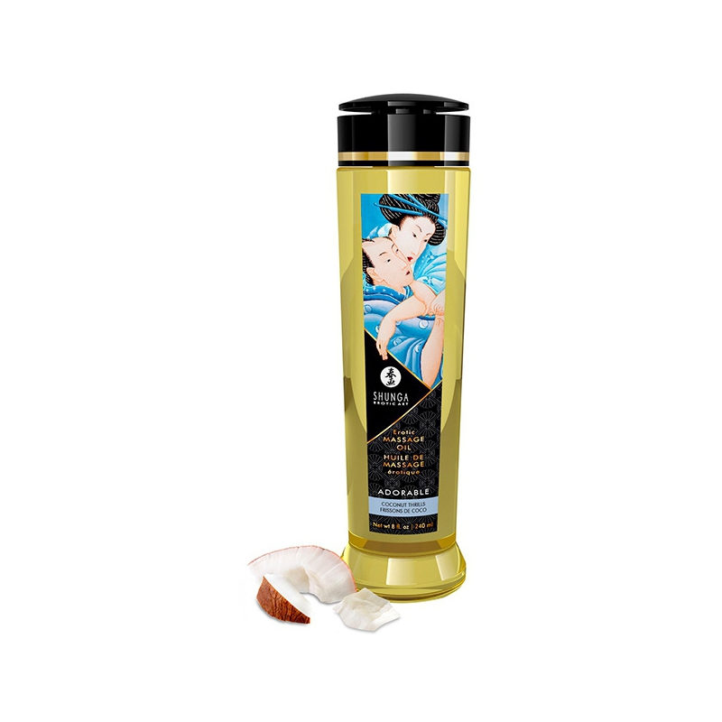 huile-de-massage-adorable-frissons-de-coco-240ml huile de massage adorable frissons de coco 240ml