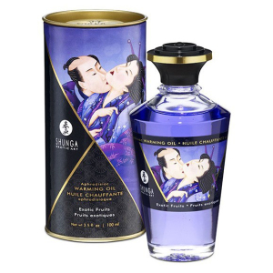 huile de massage chauffante aphrodisiaque fruits exotiques 100 ml