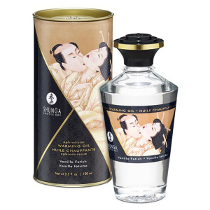 huile de massage chauffante aphrodisiaque vanille fetiche 100 ml