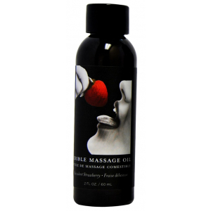 huile de massage comestible fraise 60ml