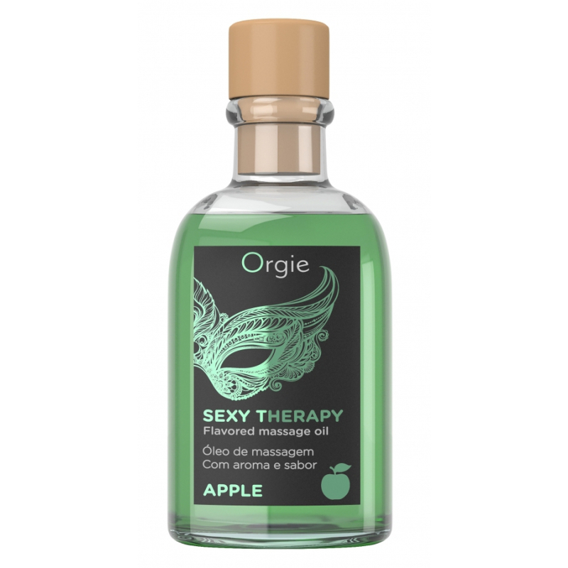 huile de massage embrassable sexy therapy pomme 100ml 1