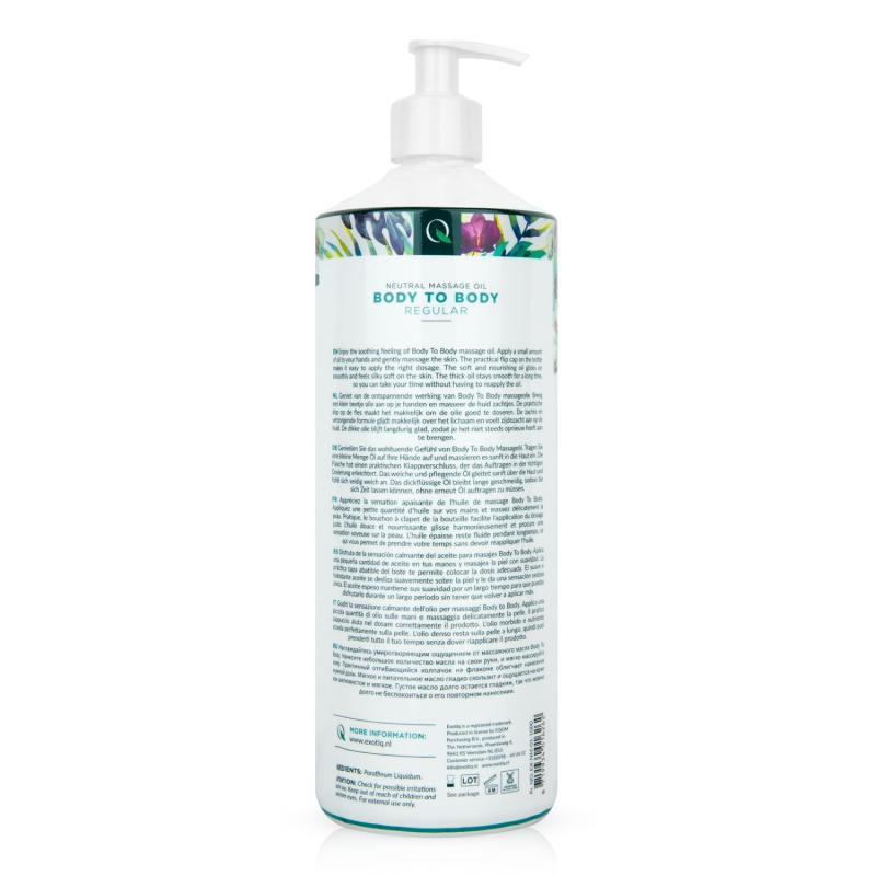 huile de massage exotiq body 1l 2