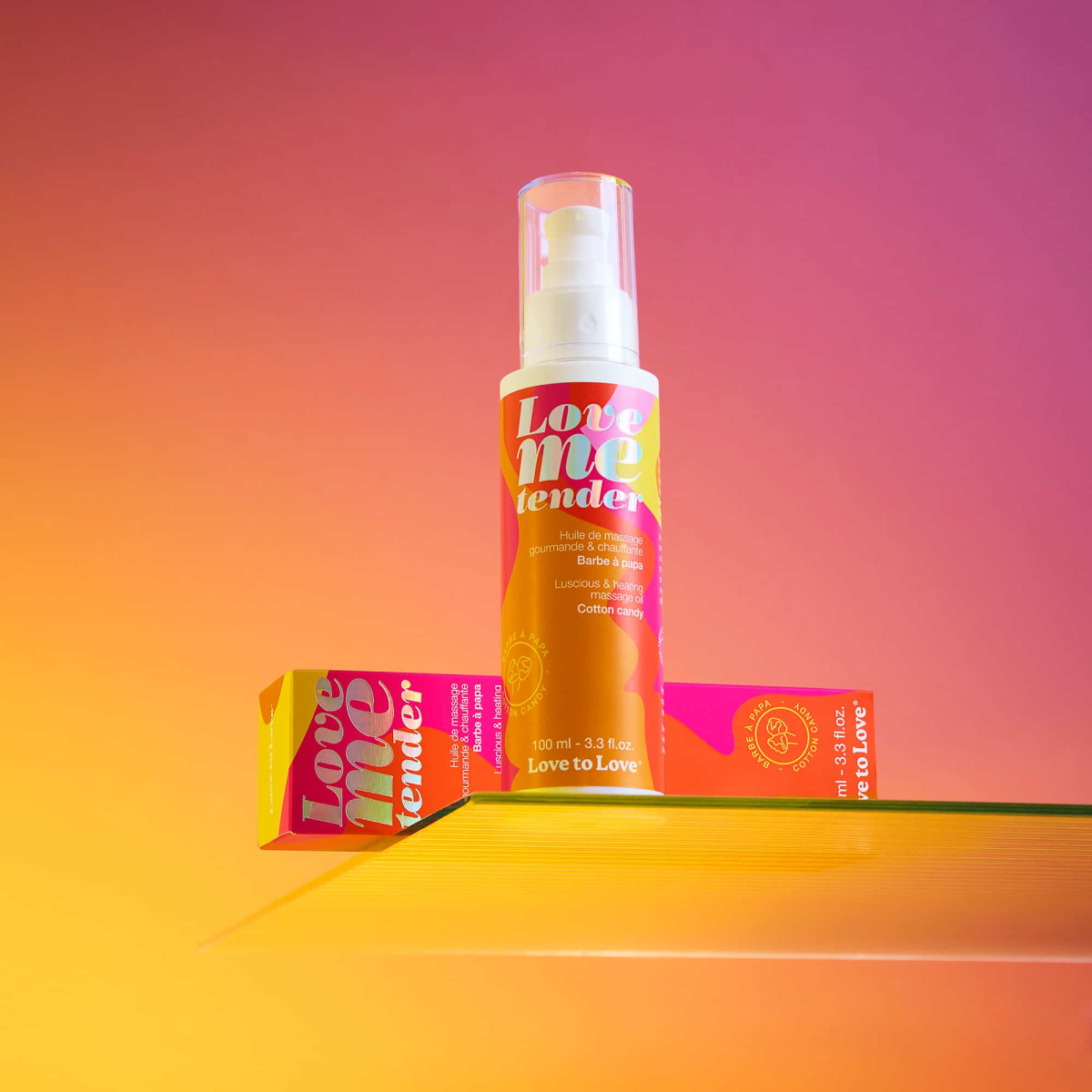 huile de massage love me tender barbe a papa 100ml 2