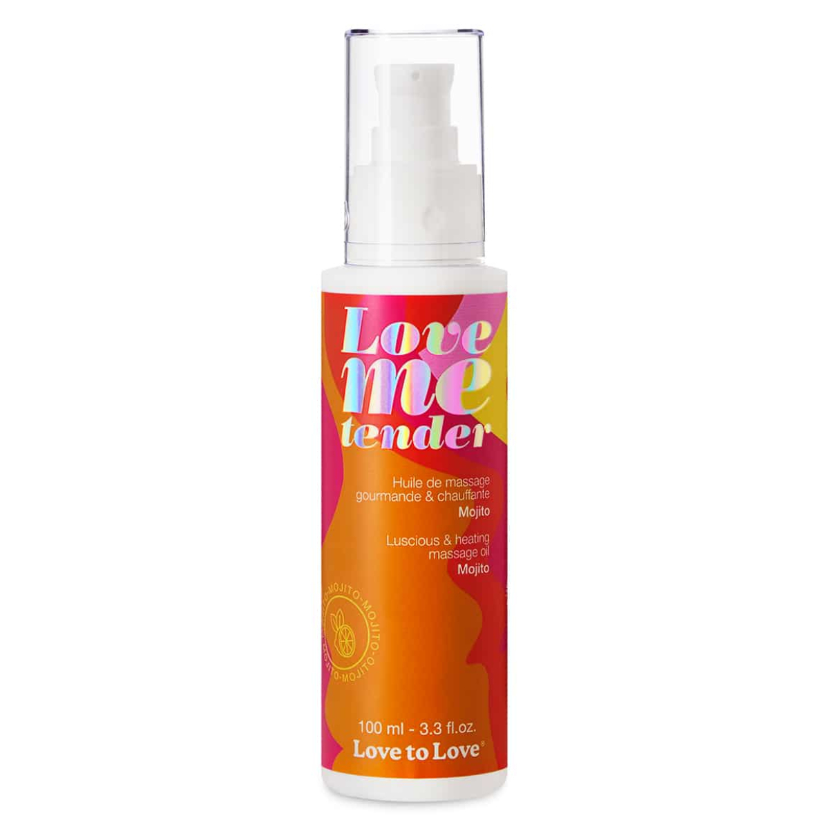 huile de massage love me tender mojito 100ml