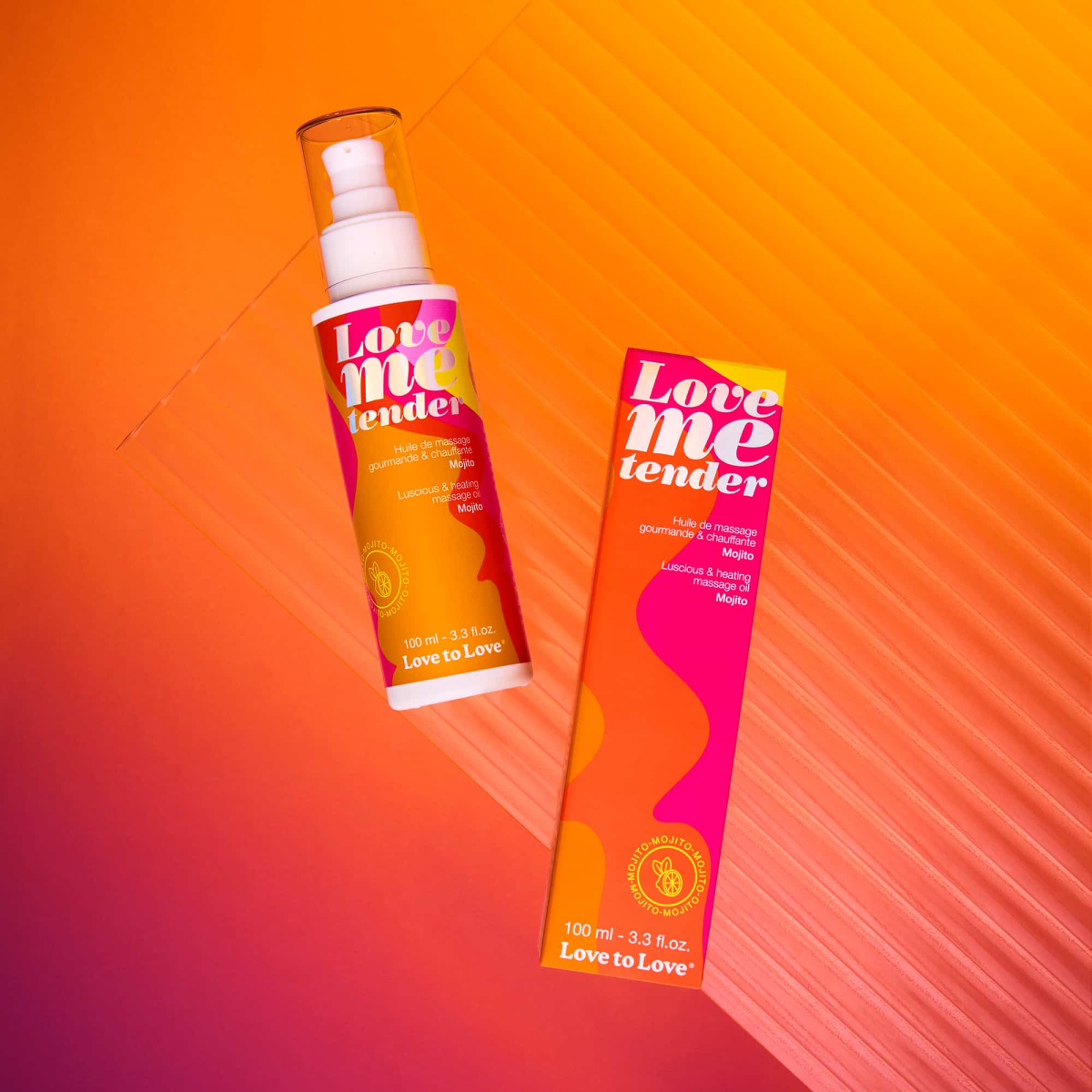 huile de massage love me tender mojito 100ml 2