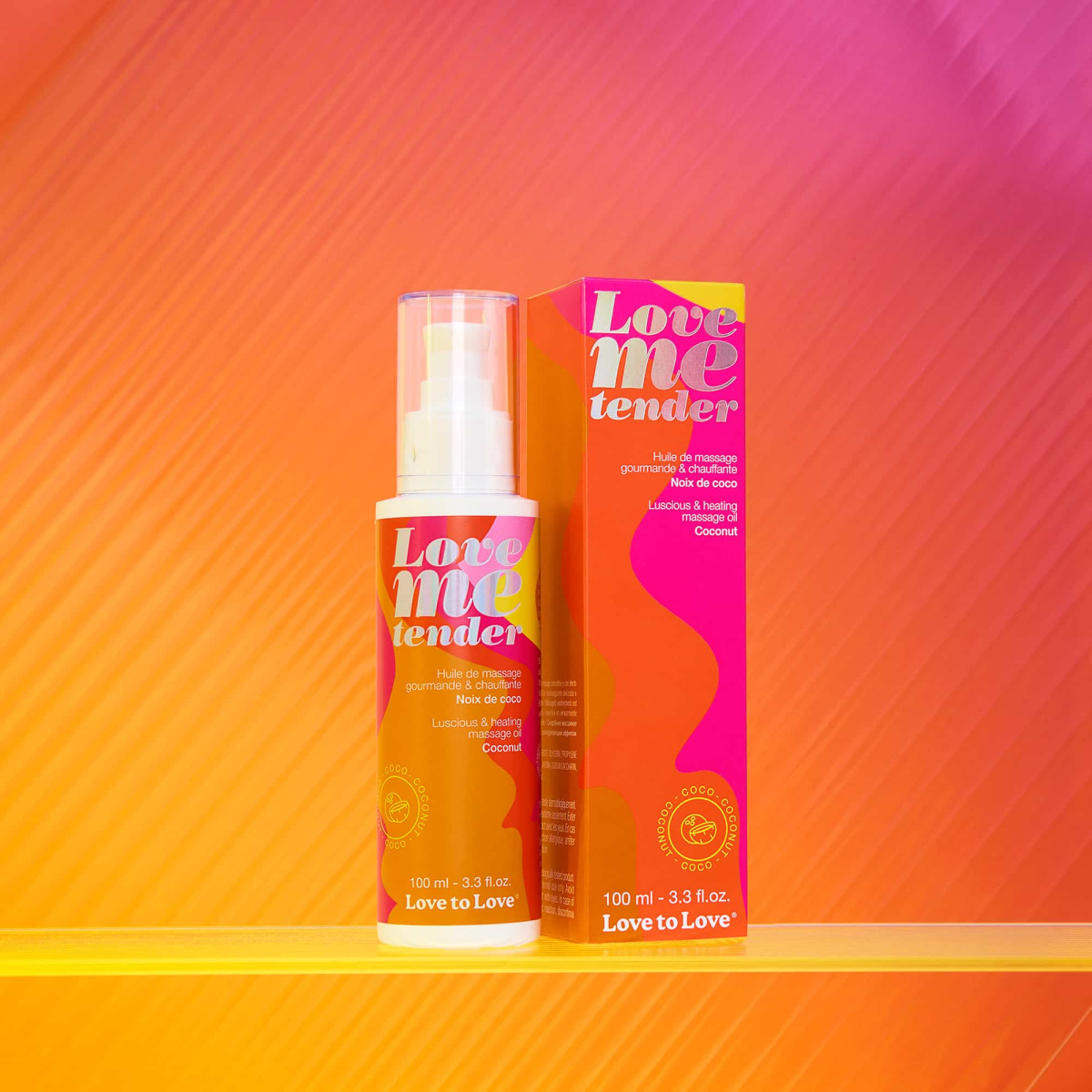 huile de massage love me tender noix de coco 100ml 2