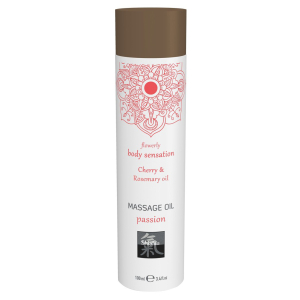 huile de massage passion cerise romarin 100ml
