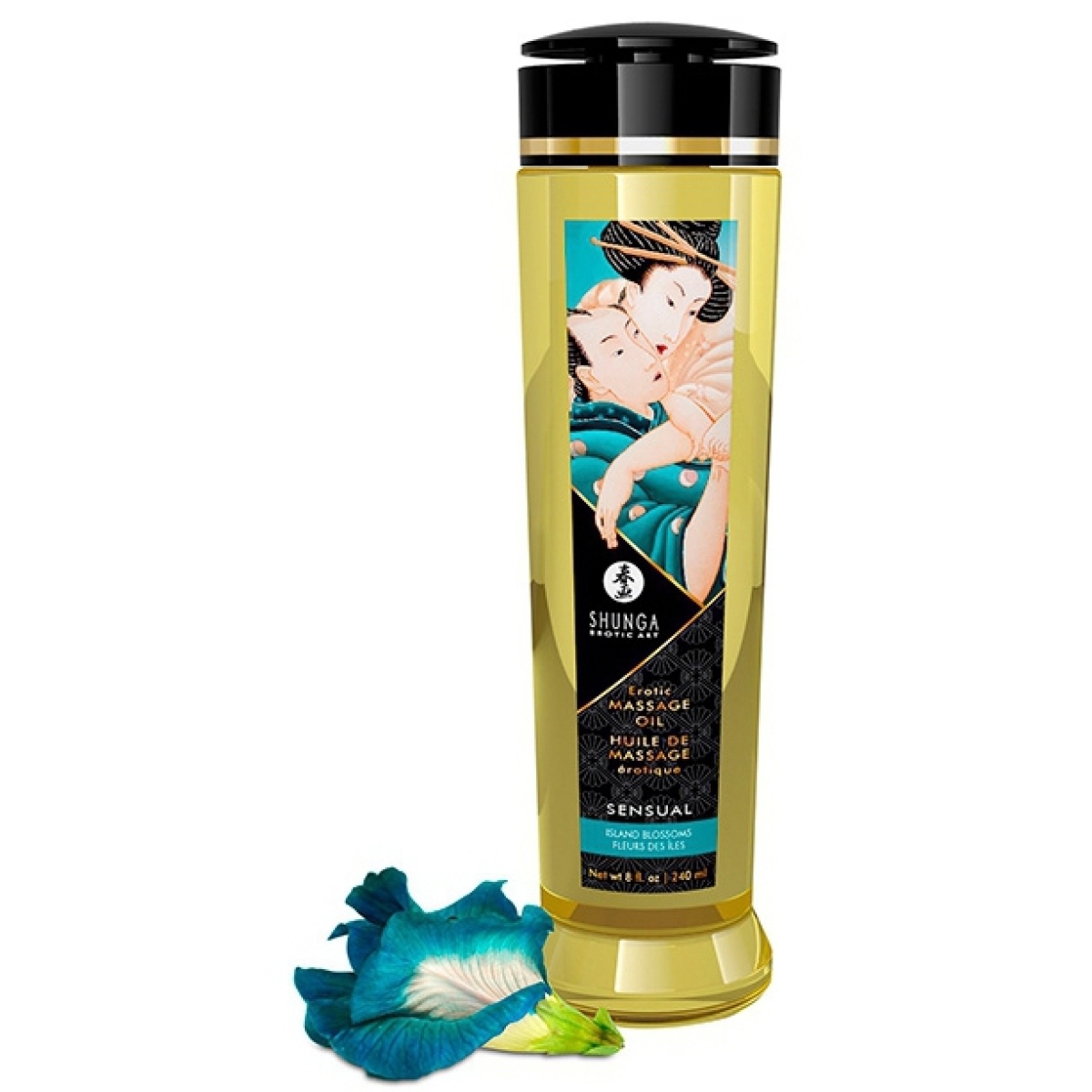 huile de massage sensual fleurs des iles 240ml