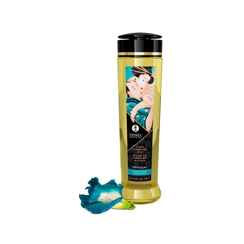 huile de massage sensual fleurs des iles 240ml
