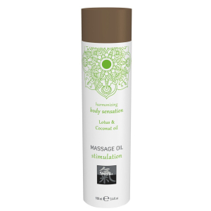 huile de massage stimulation lotus et coco 100ml