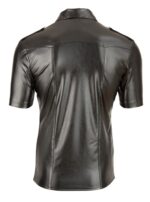 imitat leather men s shirt 4
