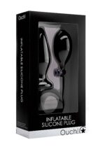 inflatable silicone plug black 1