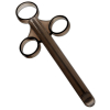 injecteur de lubrifiant shooter 10ml noir insertion 10 x 15cm
